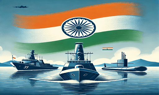 three naval combatants